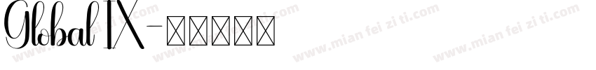 Global IX字体转换